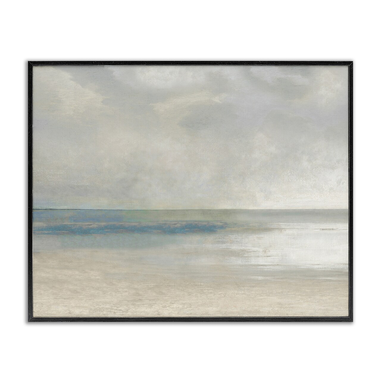 Stupell Industries Abstract Beach Horizon Landscape Framed Giclee Design By Christy McKee